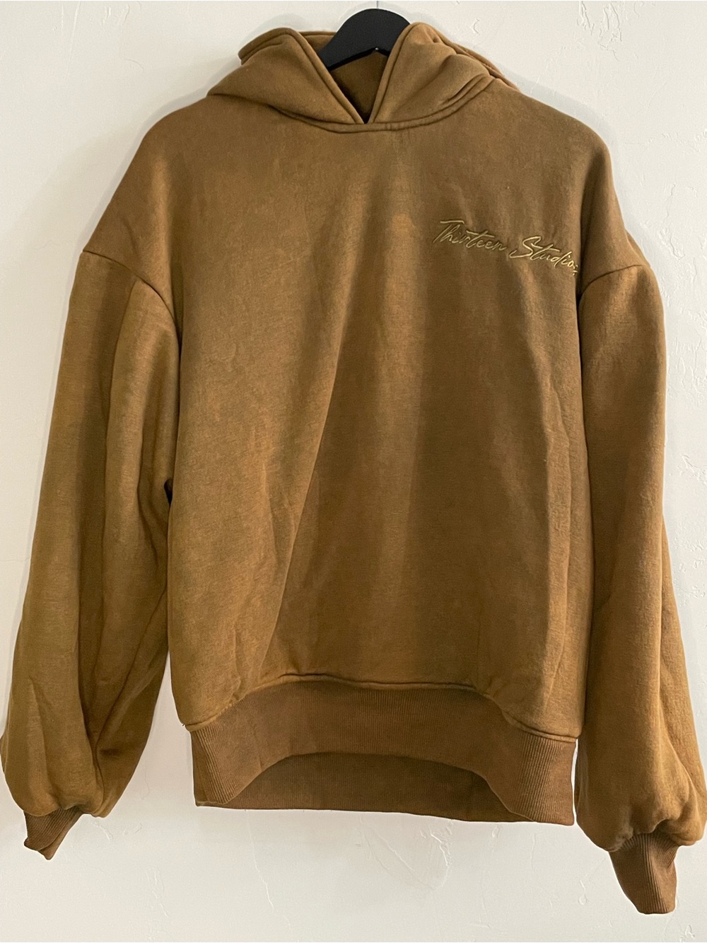 Thirteen Studios Reversible Hoodie Faded Brown
